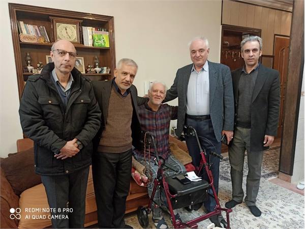 عیادت از آزاده سرافراز هشت سال دفاع مقدس و جنگ تحمیلی