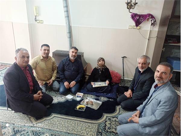در راستای طرح سپاس و  تجلیل از خانواده معظم شهدا