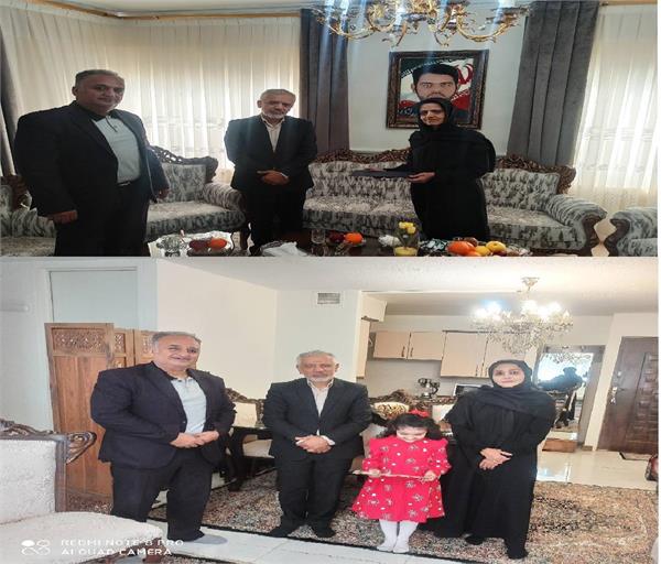 در راستای طرح سپاس و  تجلیل از خانواده معظم شهدا