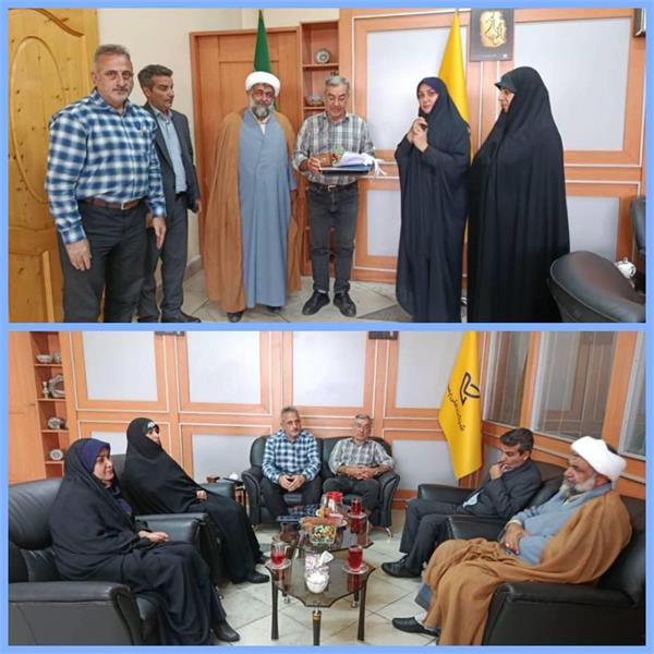به مناسبت هفته دولت تقدیر از پدر و همسر شهید