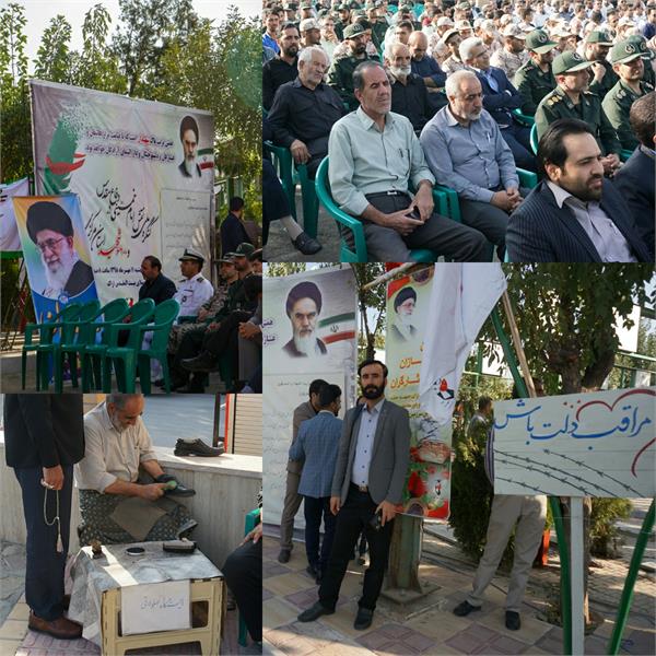 با حضور مدیران و کارکنان دستگاه‌های تابعه وزارت ارتباطات در استان مرکزی مزار مطهر شهدای اراک عطر افشانی شد