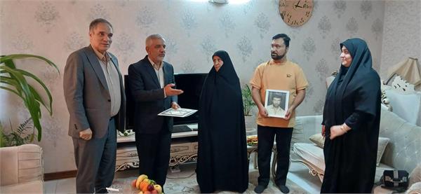 در راستای طرح سپاس و تجلیل از خانواده معظم شهدا