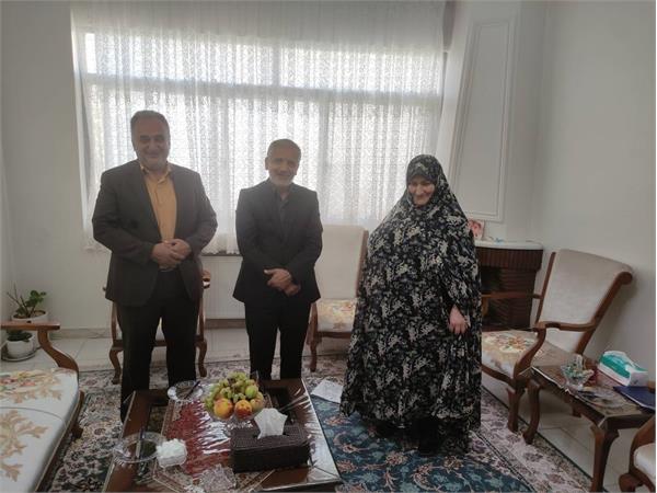 در راستای طرح سپاس دیدار و تقدیر از خانواده معظم شهدا